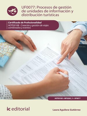 cover image of Procesos de gestión de unidades de información y distribución turísticas. HOTG0108